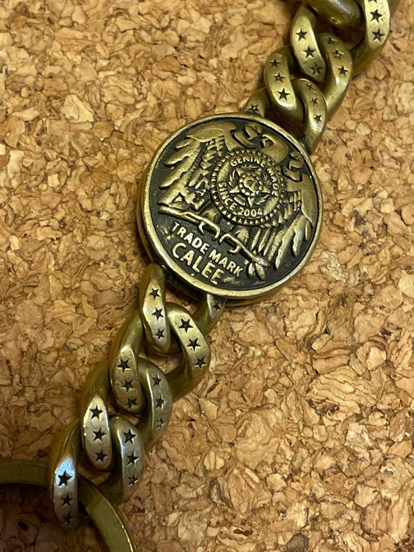 ◆感謝価格◆希少品◆CALEE◆キャリー◆真鍮コンチョキーリング◆