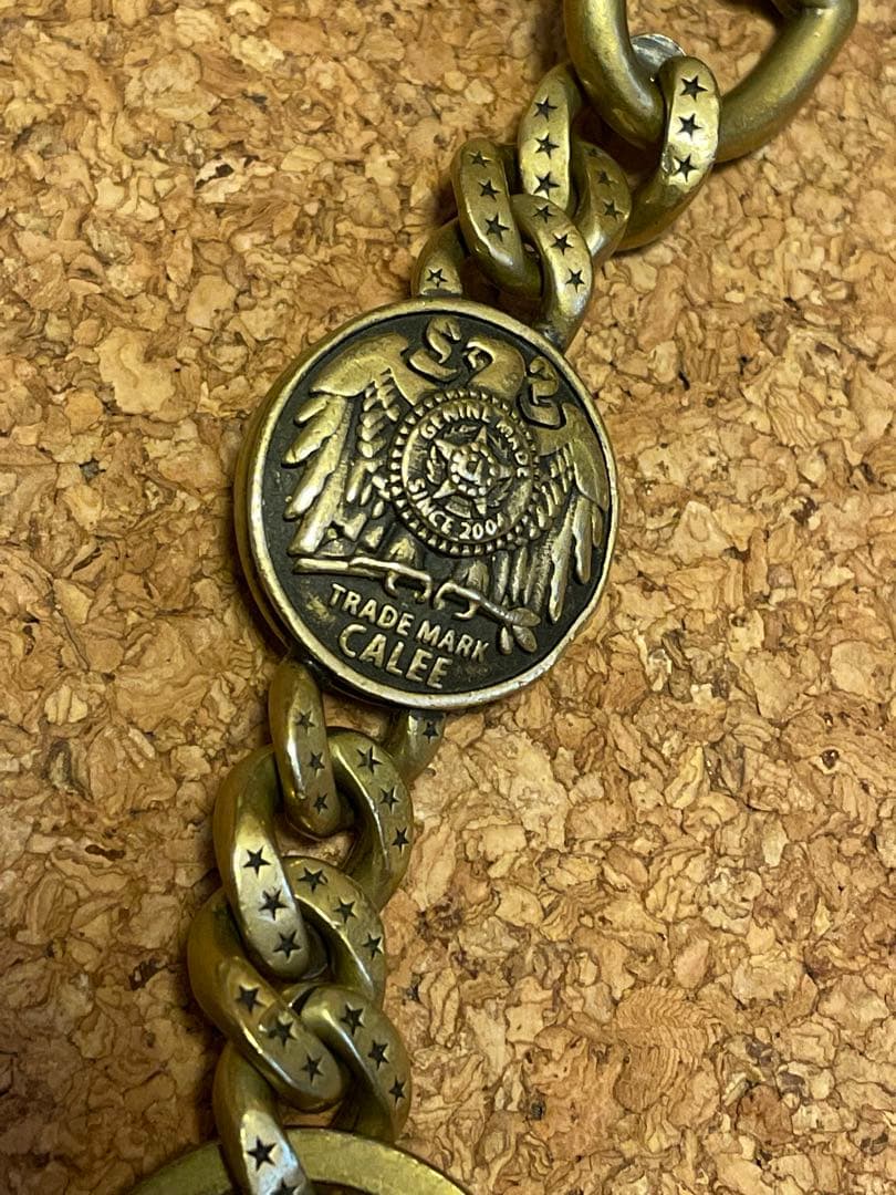 ◆感謝価格◆希少品◆CALEE◆キャリー◆真鍮コンチョキーリング◆