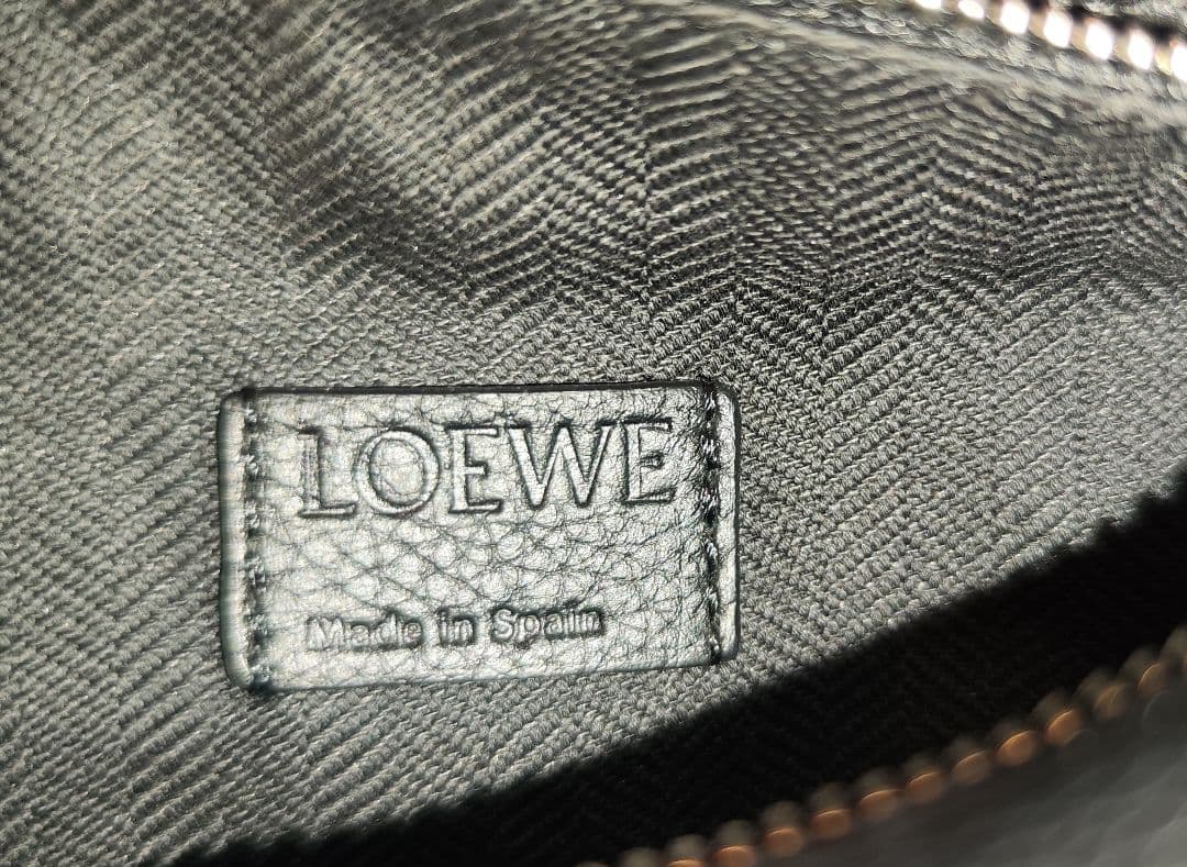 【komaki】LOEWE ロエベ パズル バムバッグ ミニ ブラック