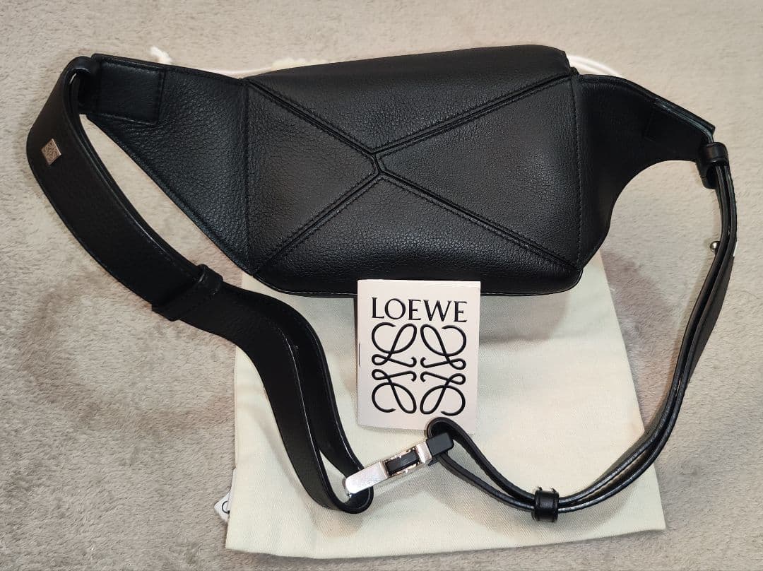 【komaki】LOEWE ロエベ パズル バムバッグ ミニ ブラック