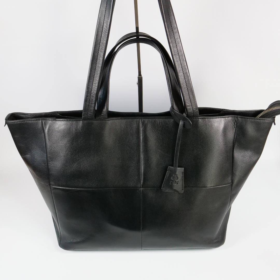 美品✨P.I.D アルタール トートバッグ レザー ブラック A4可