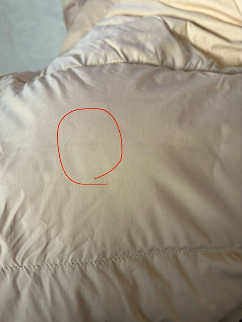 ユニクロ NANODESIGNパウダーソフトダウンジャケット　イエロー　XL