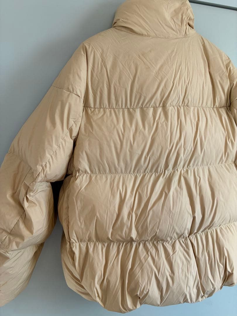 ユニクロ NANODESIGNパウダーソフトダウンジャケット　イエロー　XL