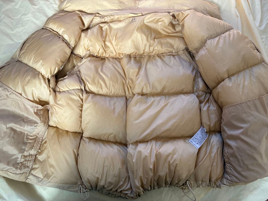 ユニクロ NANODESIGNパウダーソフトダウンジャケット　イエロー　XL