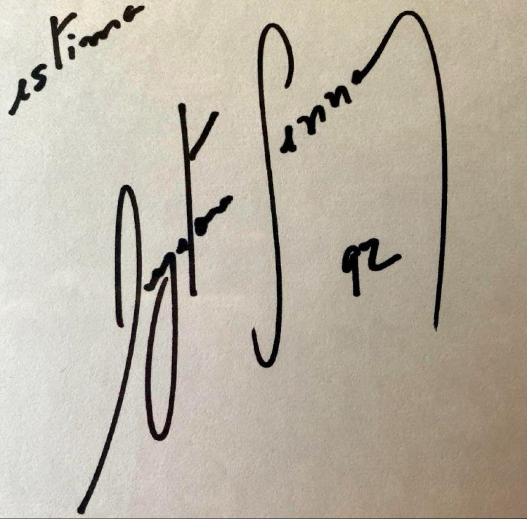 1992年第2期HONDA F1撤退メモリアル　アイルトンセナ直筆サイン入額装品