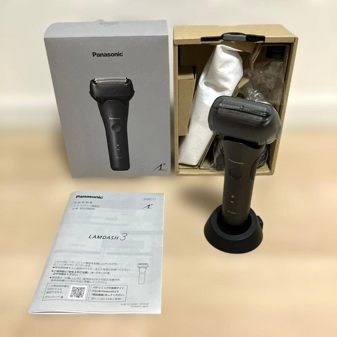 Panasonic ラムダッシュ 3枚刃 ES-L340W-K