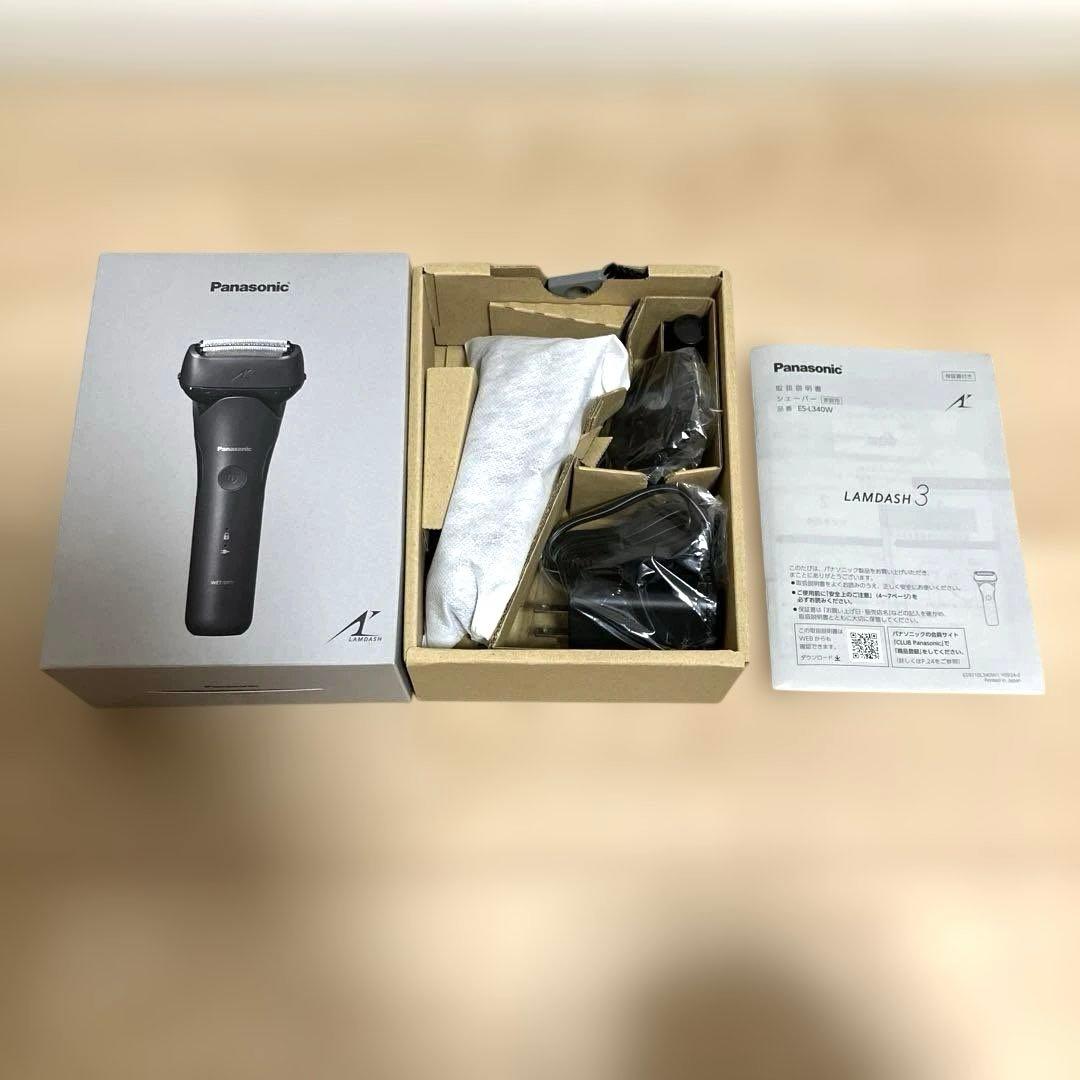 Panasonic ラムダッシュ 3枚刃 ES-L340W-K