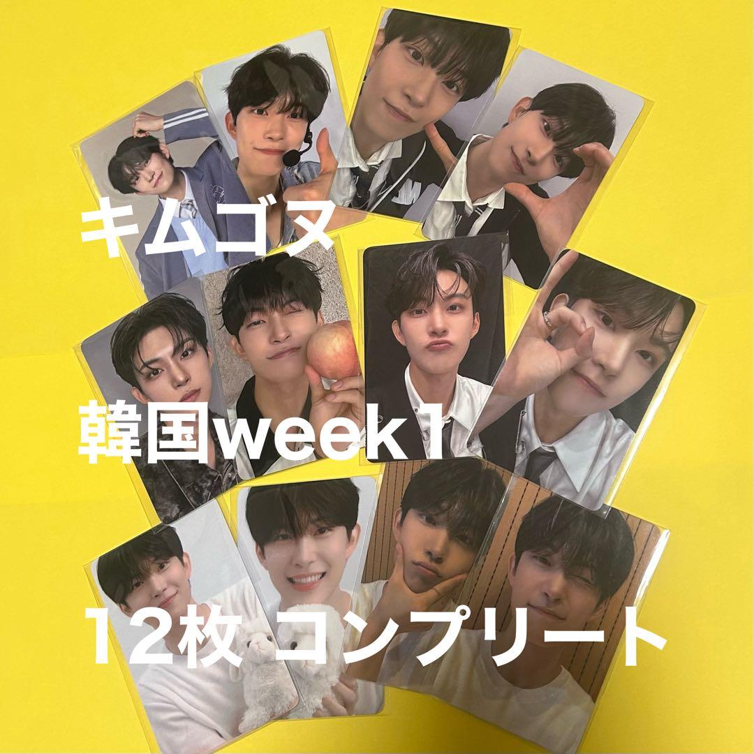 ゴヌ ボイプラ2 week1 韓国 アーカイブ展 コンプリート 12枚 トレカ