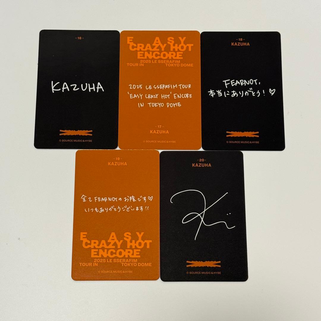 LE SSERAFIM 東京ドーム フォトカード 25種 フルコンプ