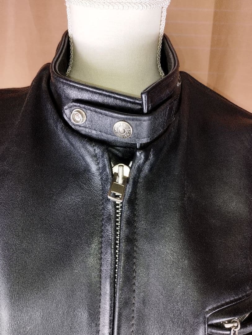 希少　schott シングルライダース 42サイズ　黒