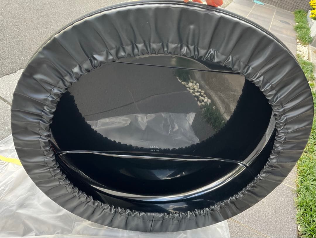 スズキ ジムニー シエラ　純正スペアタイヤカバー AC4N サイ表面ハードタイプ