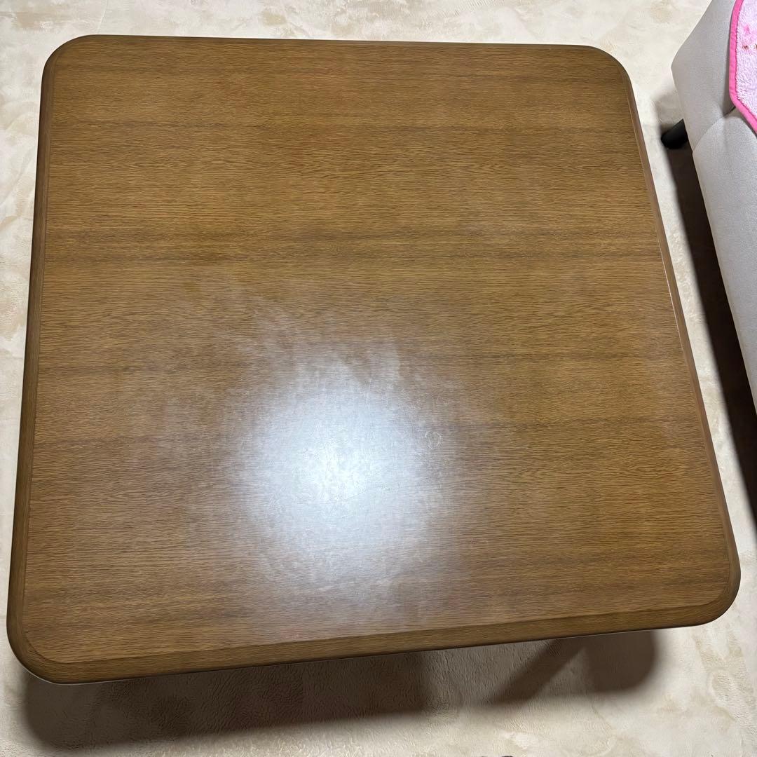 山善（YAMAZEN）2019年製 家具調こたつ　90正方形