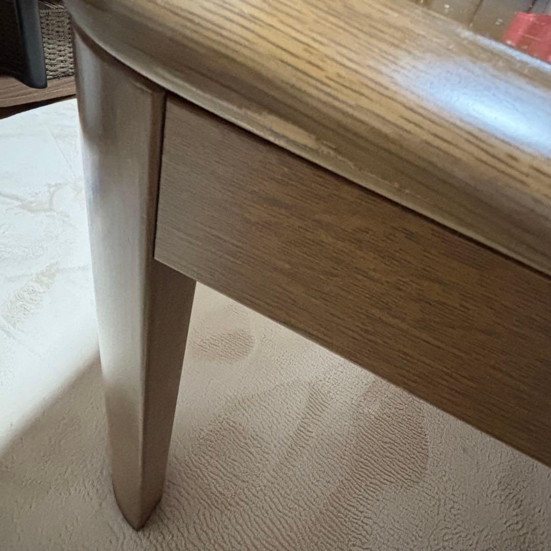 山善（YAMAZEN）2019年製 家具調こたつ　90正方形