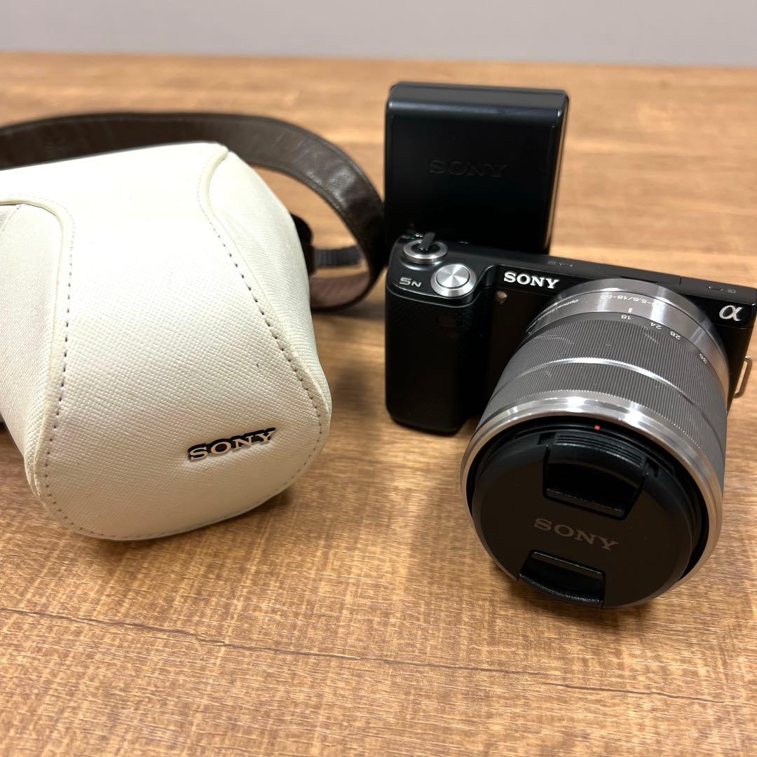 美品 動作確認済 Sony α NEX-5N 18-55mm 純正ケース付