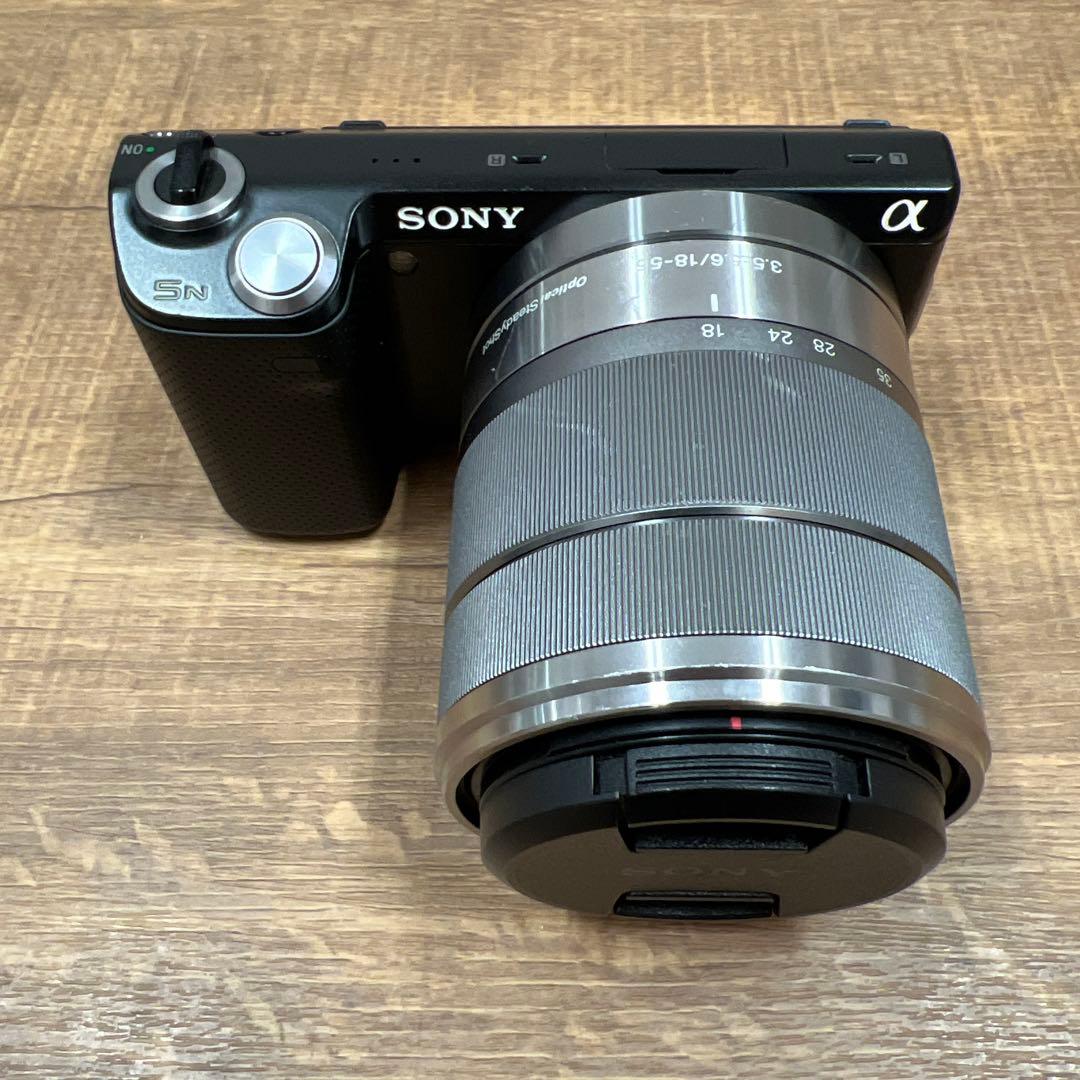 美品 動作確認済 Sony α NEX-5N 18-55mm 純正ケース付