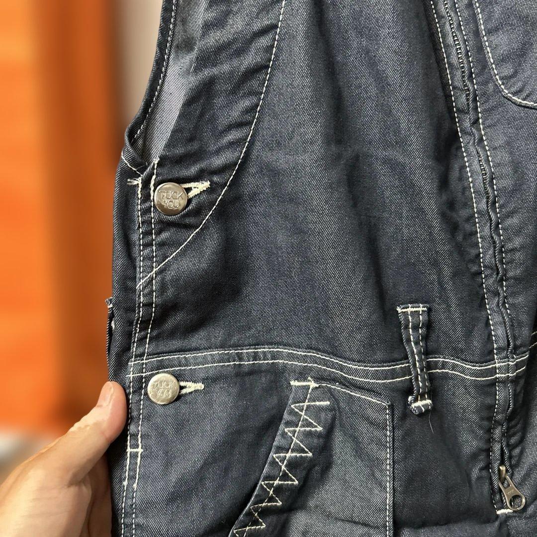 アレキサンダーリーチャンデニム サルエルオーバーオール