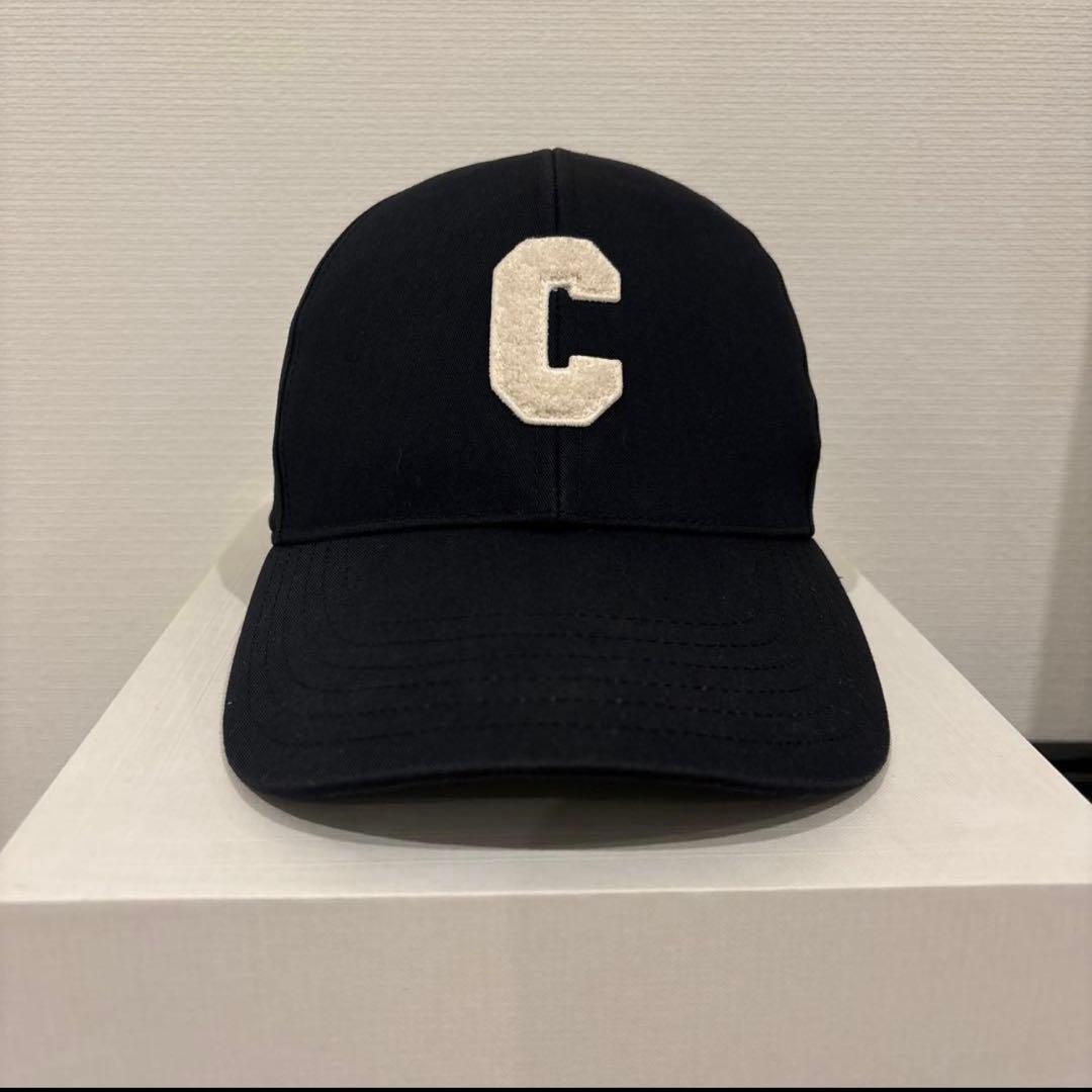 ち*☆様 CELINE ブラック Cロゴ ベースボールキャップ　M