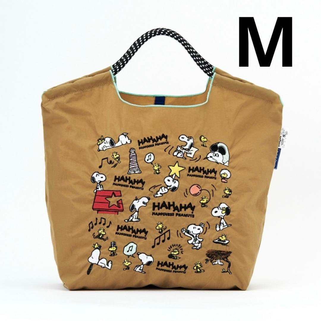 ボールアンドチェーン スヌーピー トートバッグ M ブラウン