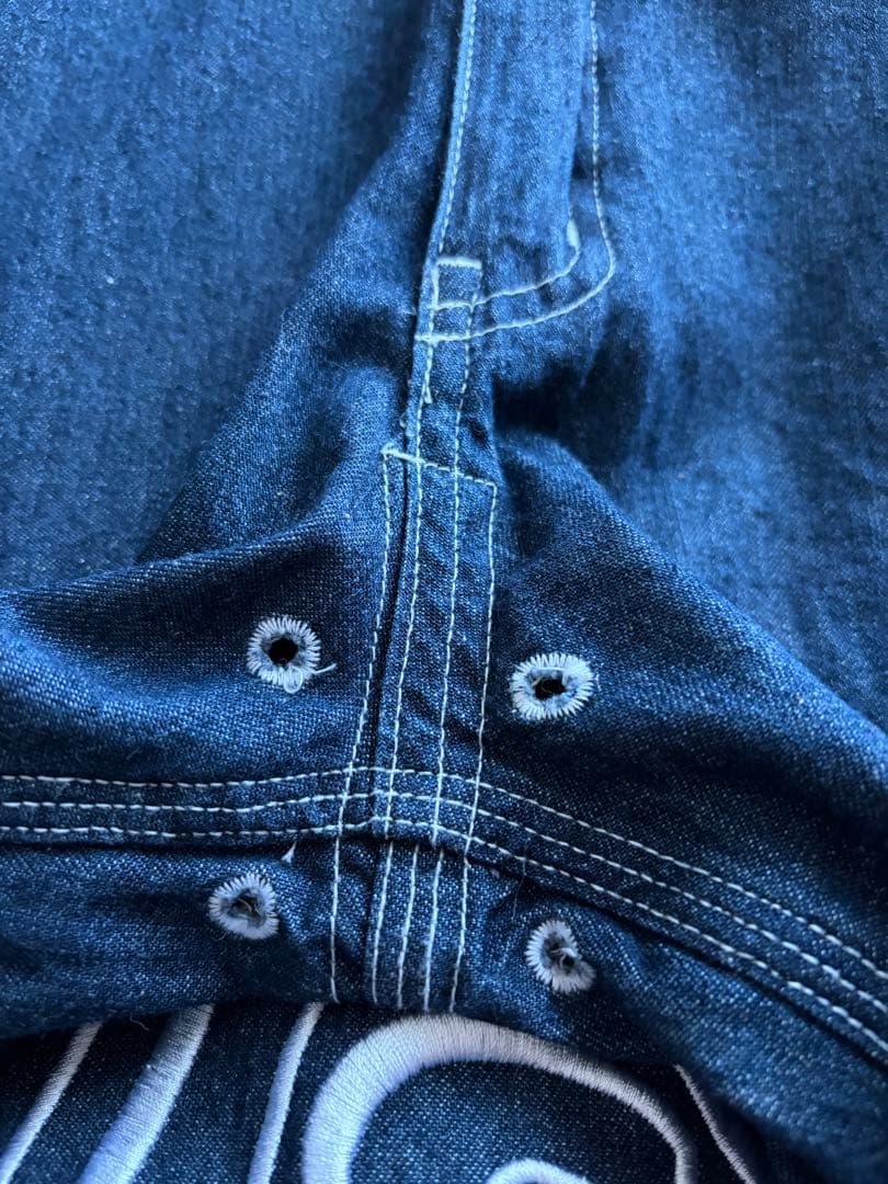 STP デニム つなぎ オールインワン 作業着　スナップオンライトオンスアメカジ