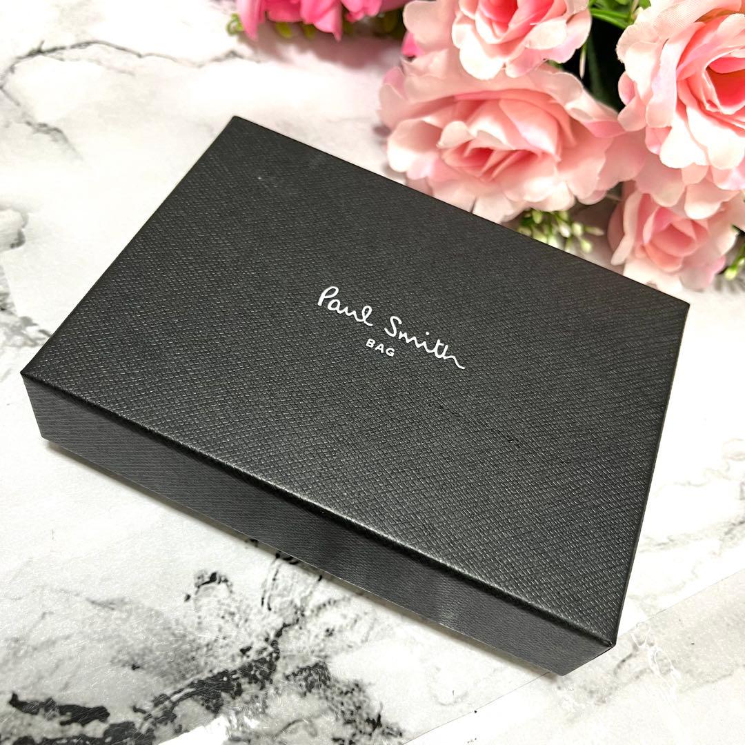 【未使用品】ポールスミス 名刺入れ カードケース レザー ネイビー