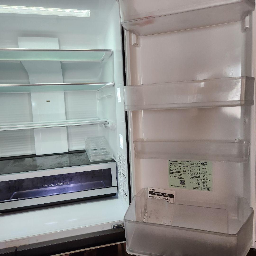 Panasonic NR-F554WPX-X　冷蔵庫　取扱説明書あり