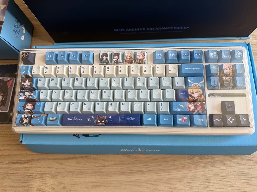 ブルーアーカイブ はまじあきコラボキーボードセット