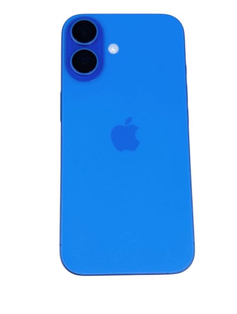 ✅✨ほぼ未使用✨ iPhone16 128GB❣️100% 青 ブルー blue