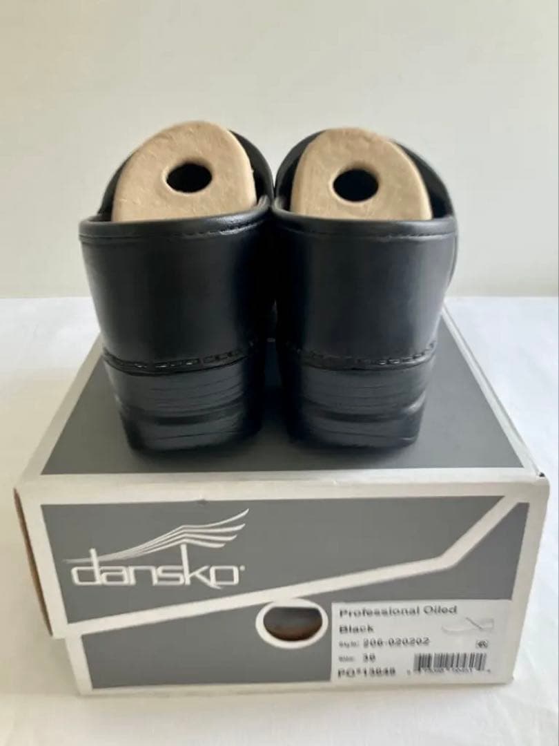 【美品】dansko ダンスコ　プロフェッショナル Oiled 黒 36