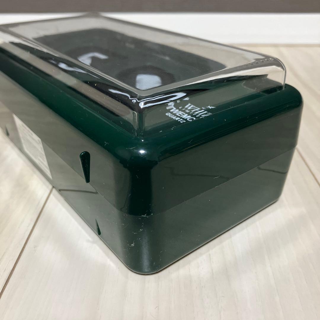 TWEMCO（トゥエンコ）/ 「whiz」デジタルパタパタ置時計 ダークグリーン