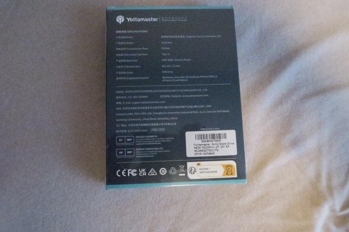 外付けハードディスク・ドライブ Yottamaster YK20 Mini 2TB SSD