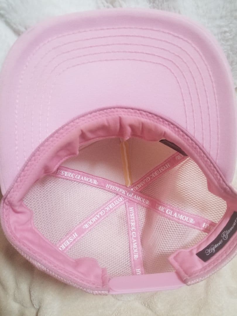 ヒステリックグラマー メッシュキャップ ピンク スタッズ(正規品)