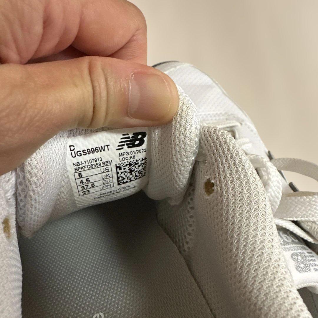 New Balance 996 スニーカー 23cm ホワイト