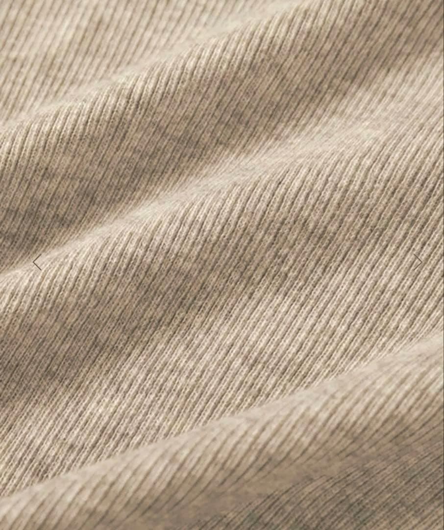 PRISTINE ヤクコットン チューブテレコ 長袖プルオーバー