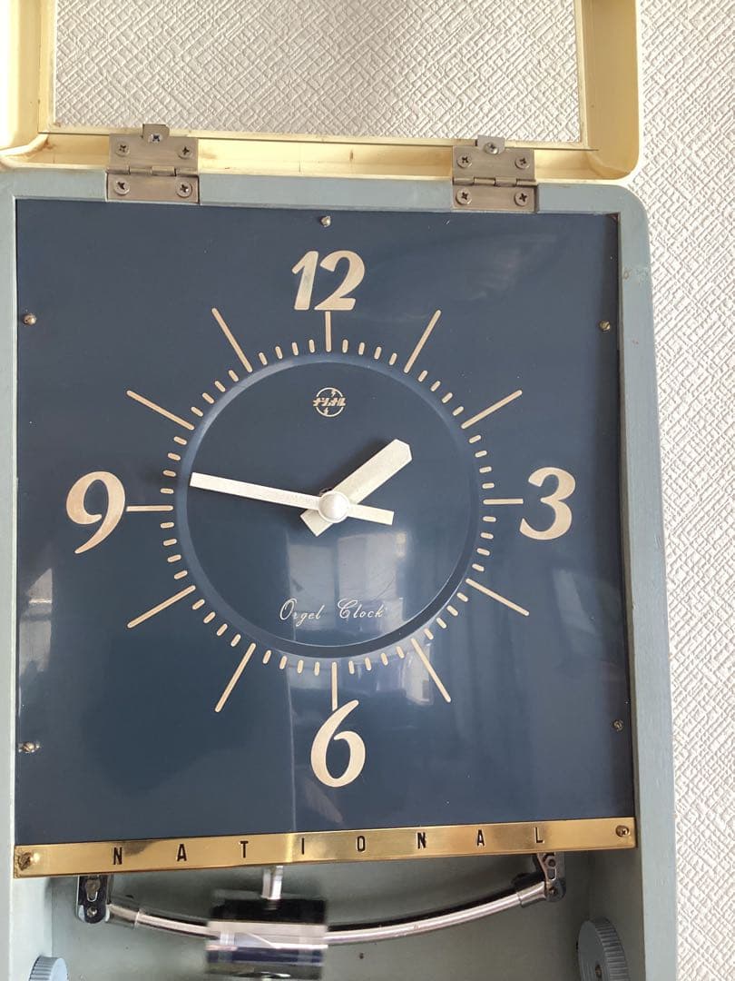 National(現Panasonic)オルゴール時報　振り子時計　昭和30年代