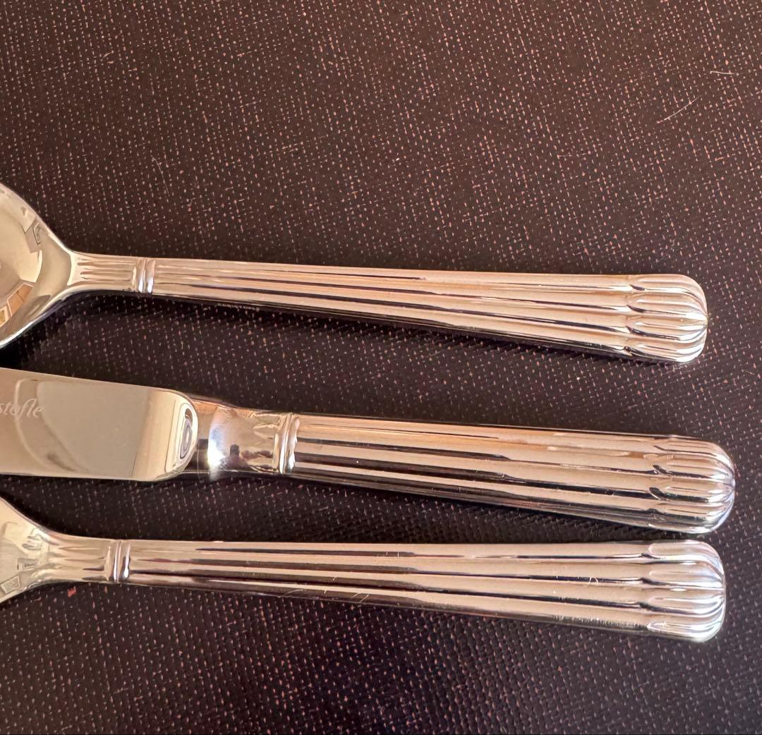 Christofle クリストフル オシリス 3本セット ステンレス ③
