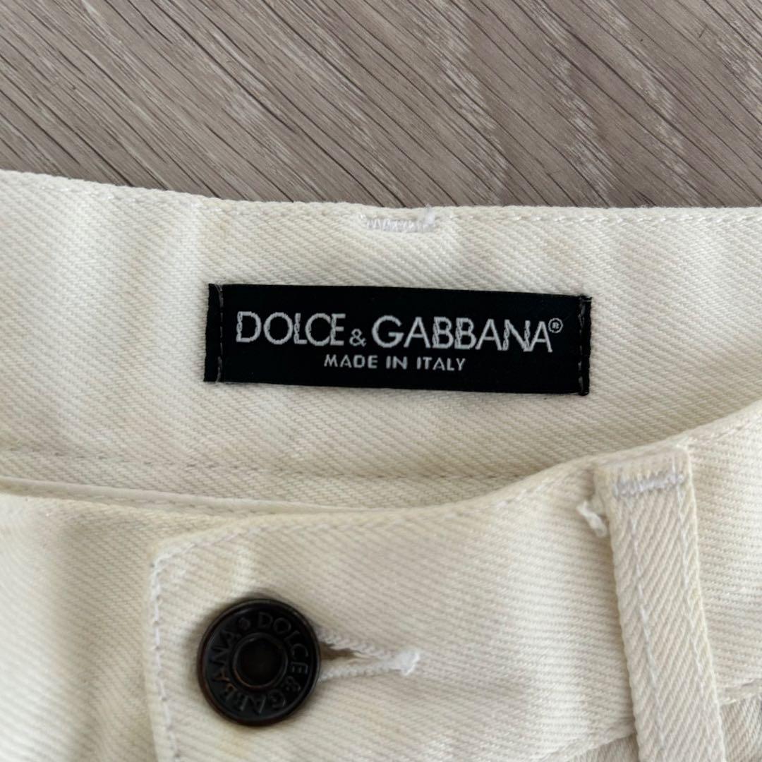Dolce & Gabbana イタリア製 ストレートデニム ホワイト　46