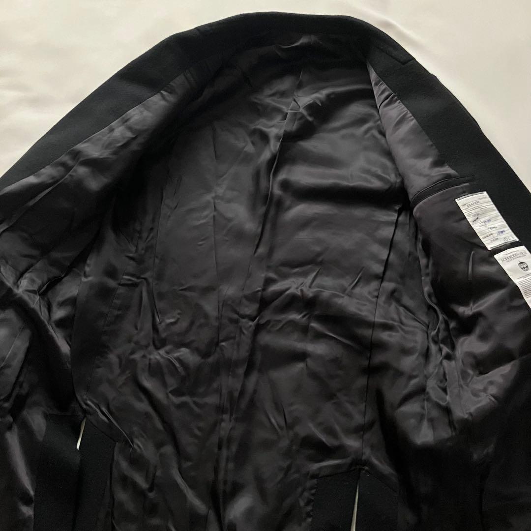 SHAREEF シャリーフ ロングチェスターコート ブラック サイズ1