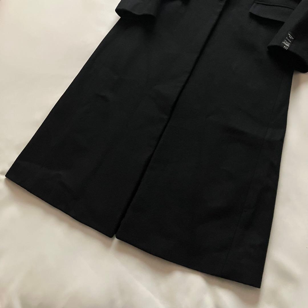 SHAREEF シャリーフ ロングチェスターコート ブラック サイズ1