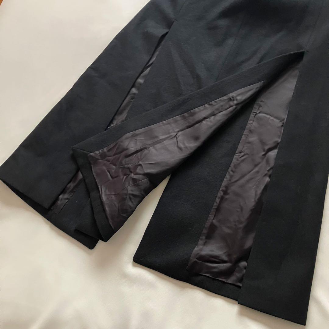 SHAREEF シャリーフ ロングチェスターコート ブラック サイズ1