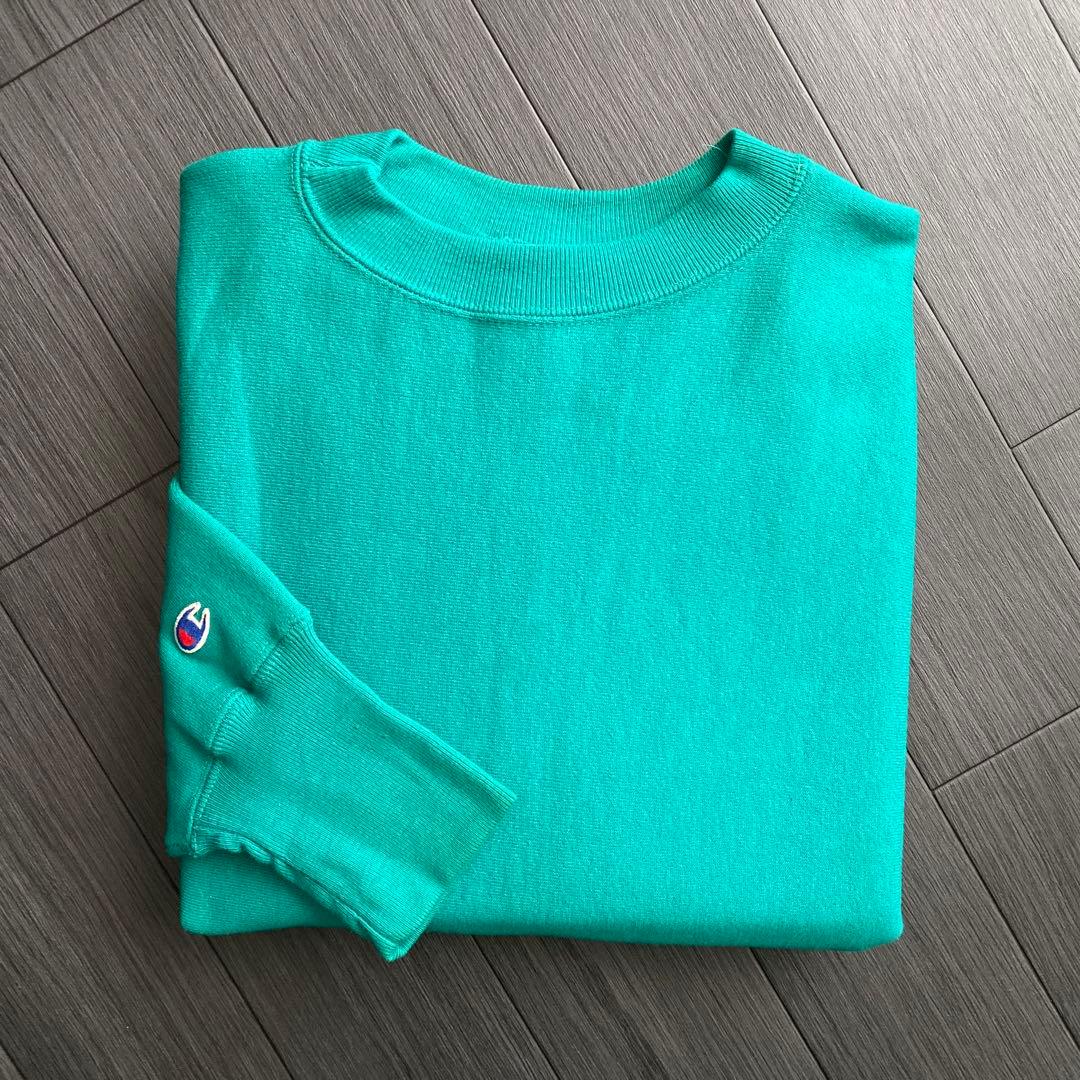 デッドストック90sチャンピオン目無し無地リバースウィーブXL