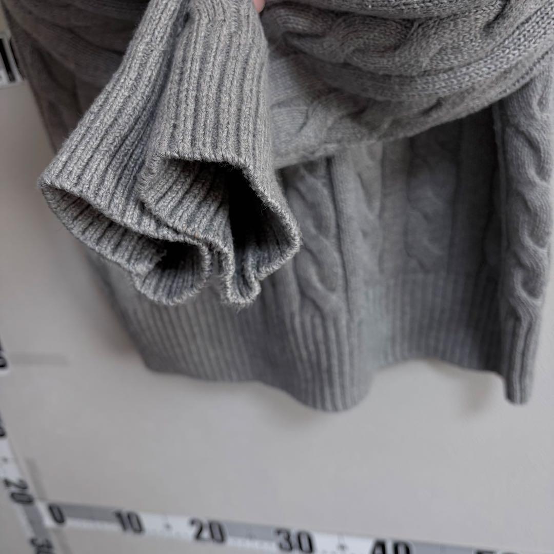 Sグレー Ralph Lauren ポロラルフローレン ケーブルニット セーター