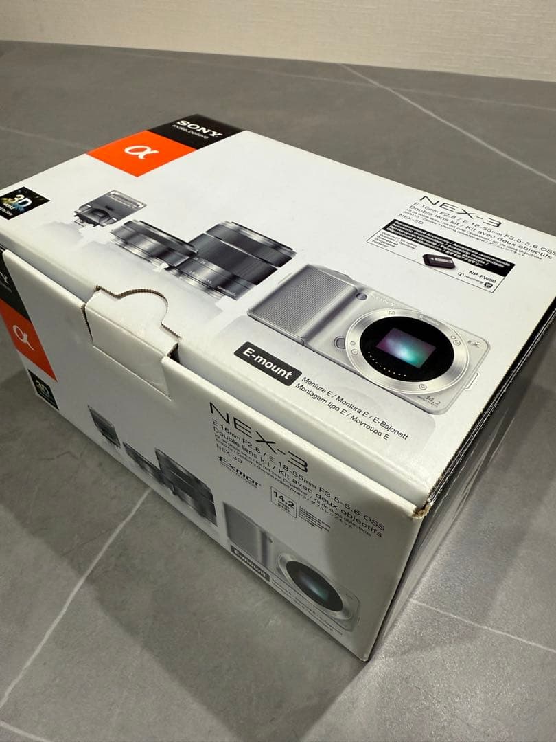 【美品】SONY α NEX-3D ダブルレンズキット ミラーレス一眼