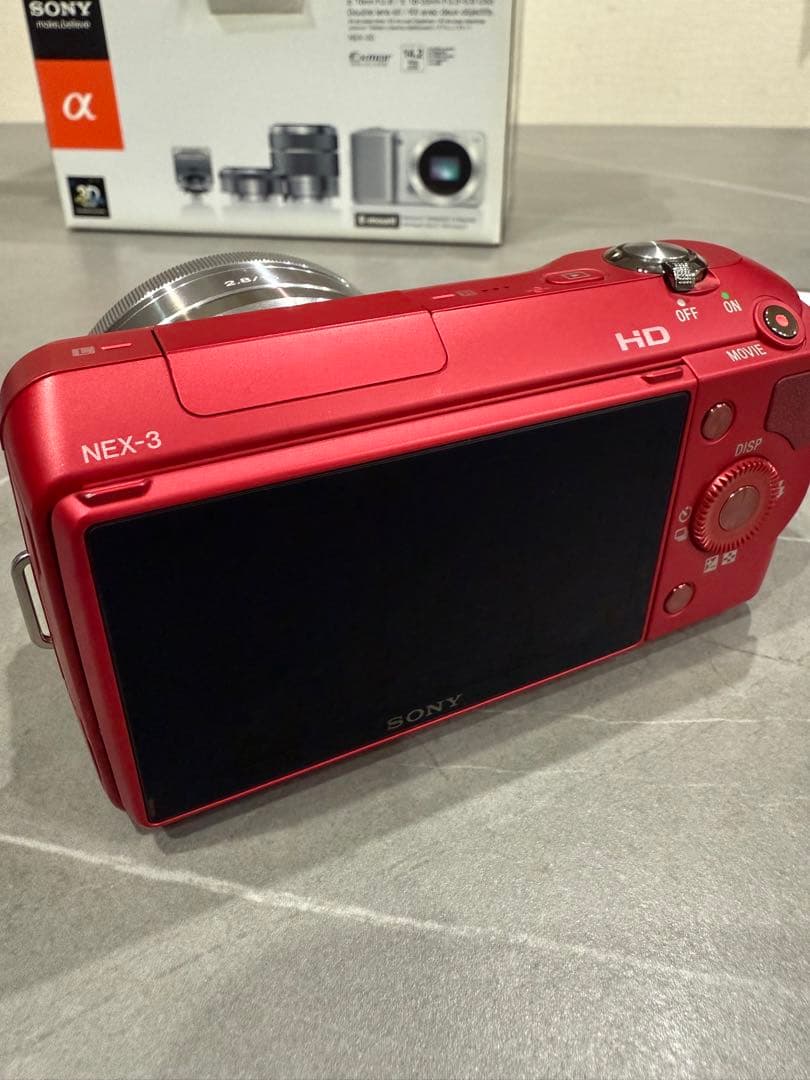 【美品】SONY α NEX-3D ダブルレンズキット ミラーレス一眼