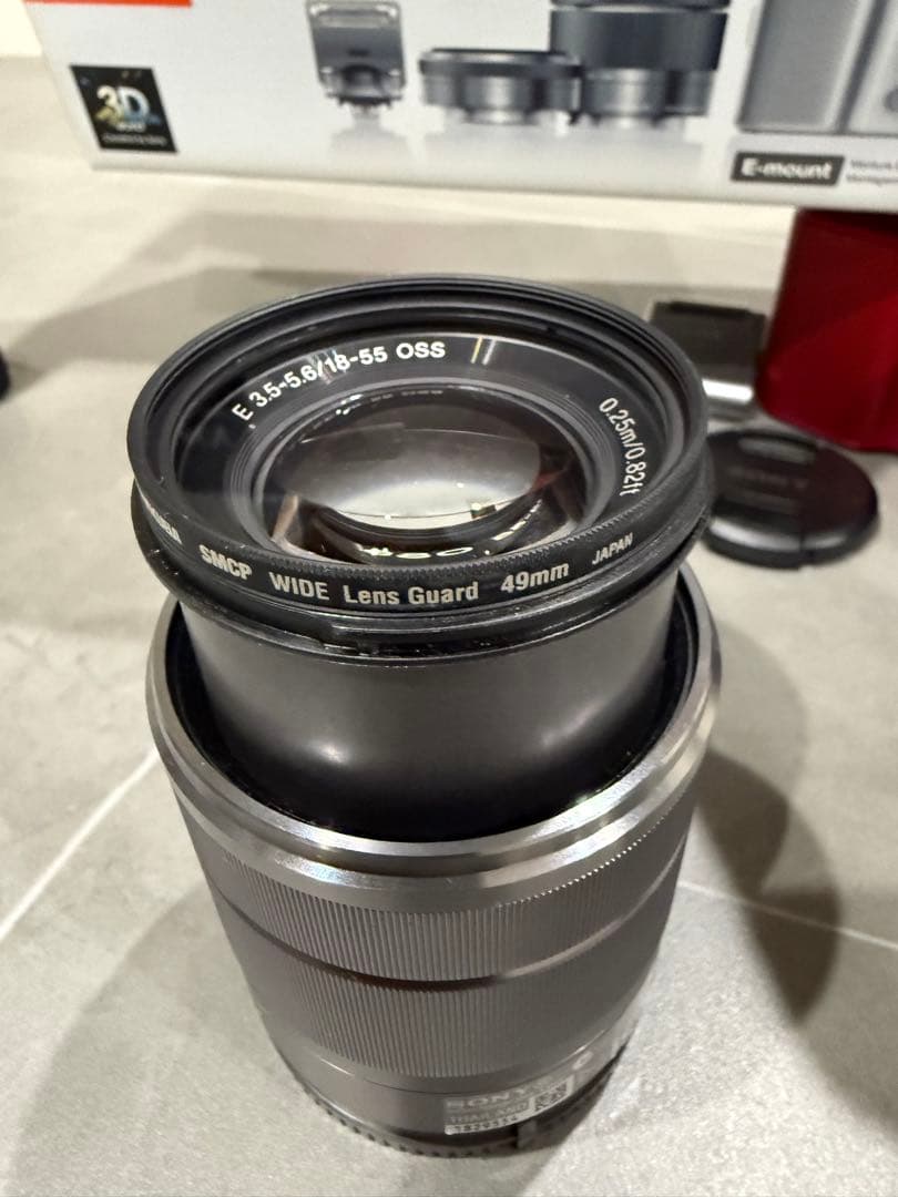 【美品】SONY α NEX-3D ダブルレンズキット ミラーレス一眼