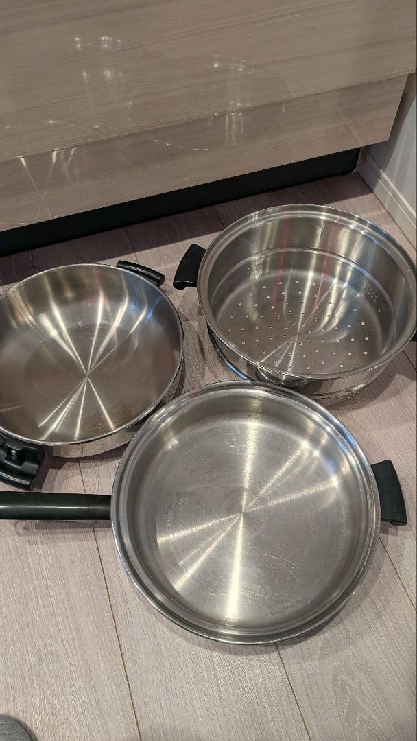 Amway無水鍋・フライパン　3点セット