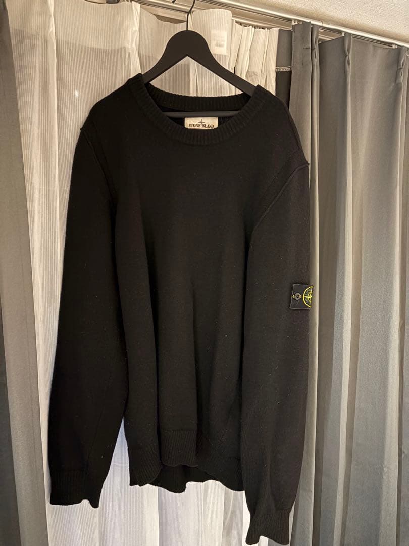 STONE  ブラック クルーネック XL