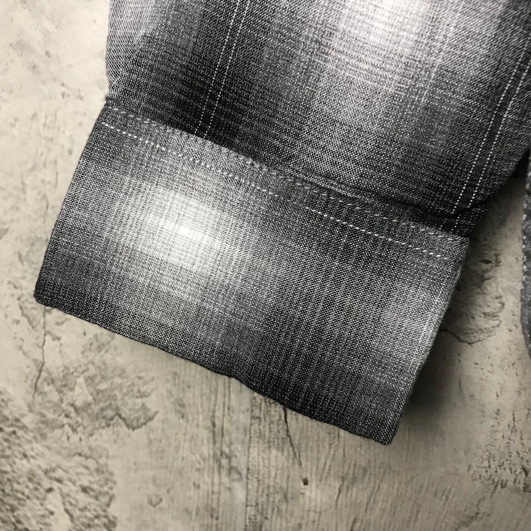 di55古着　タウンクラフト　オンブレ　レーヨンシャツ　復刻　タグ付き