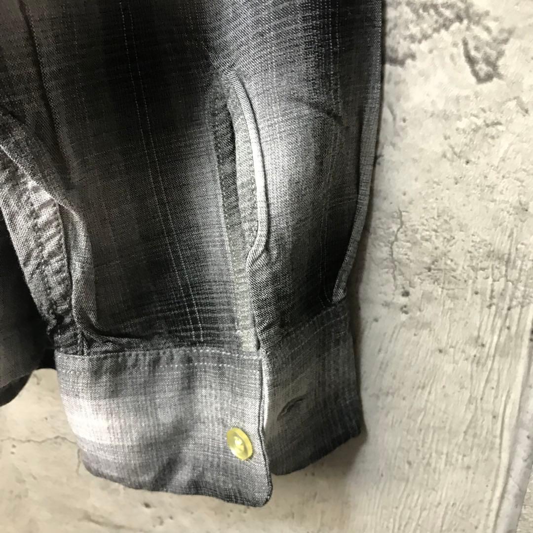 di55古着　タウンクラフト　オンブレ　レーヨンシャツ　復刻　タグ付き