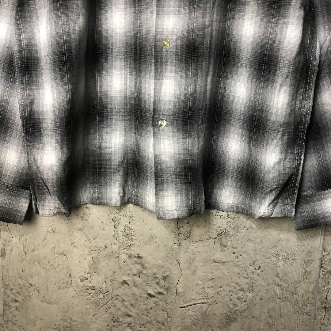 di55古着　タウンクラフト　オンブレ　レーヨンシャツ　復刻　タグ付き