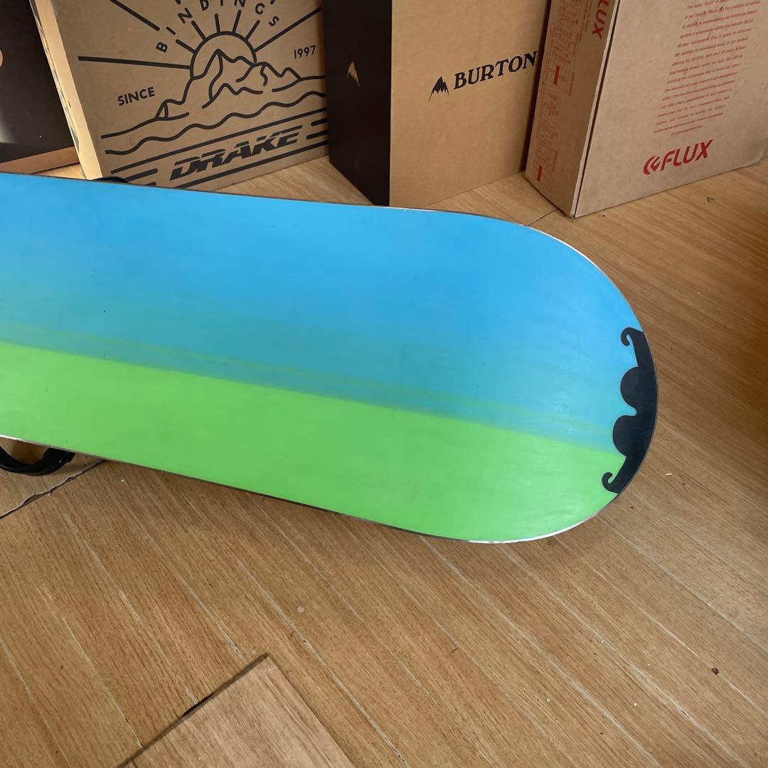 BURTON×FLUX　バートン　スノーボード　フラックス　バインディング付